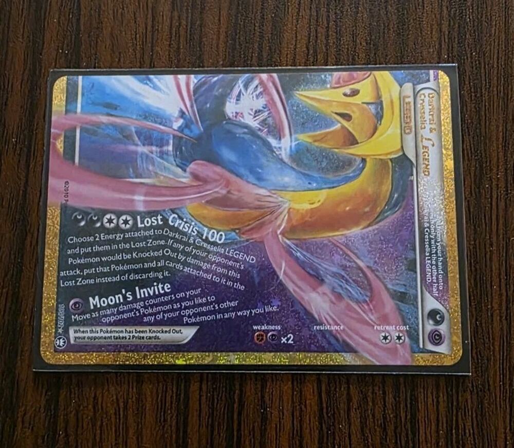 Darkrai & Cresselia Legend (Bottom) 100/102 Triumphant 2010 LP